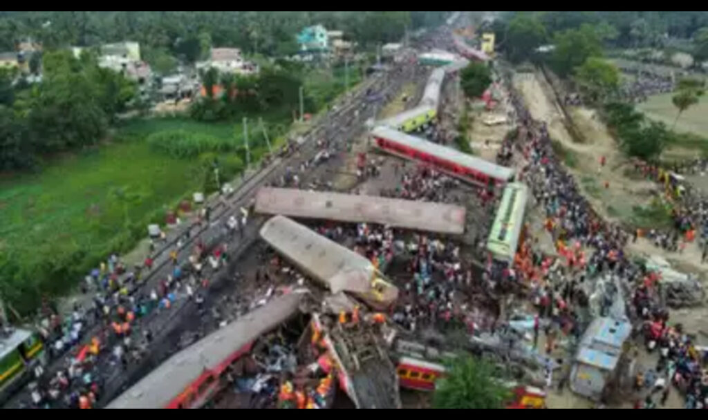 Train compartments lying everywhere
