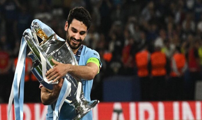 Ilkay Gundogan in stadium