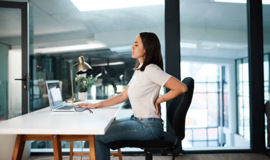 Woman working