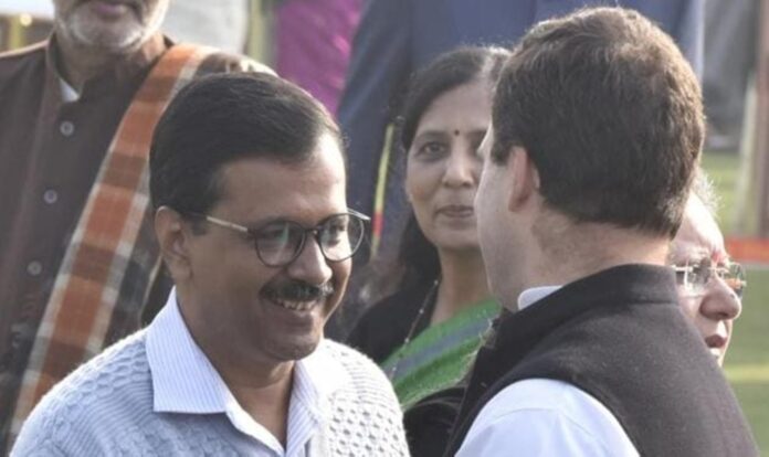 Kejriwal and Rahul Gandhi