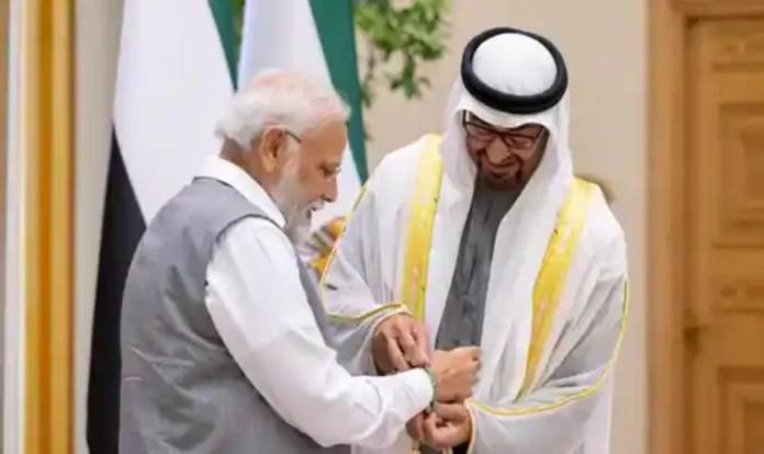 UAE President and Narendra Modi