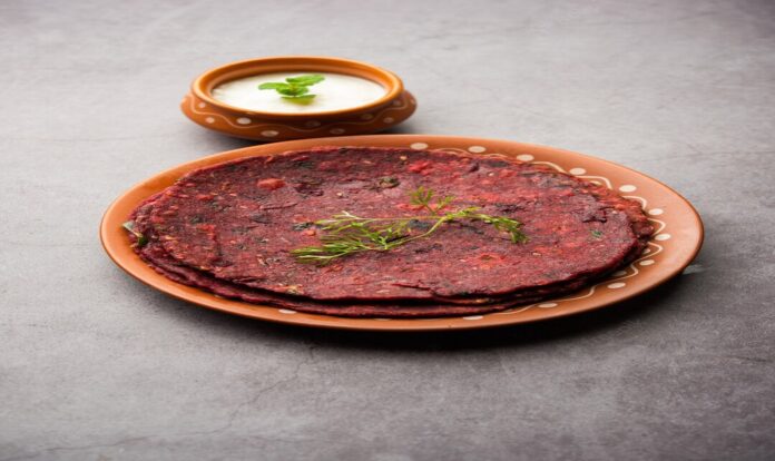 Beetroot roti