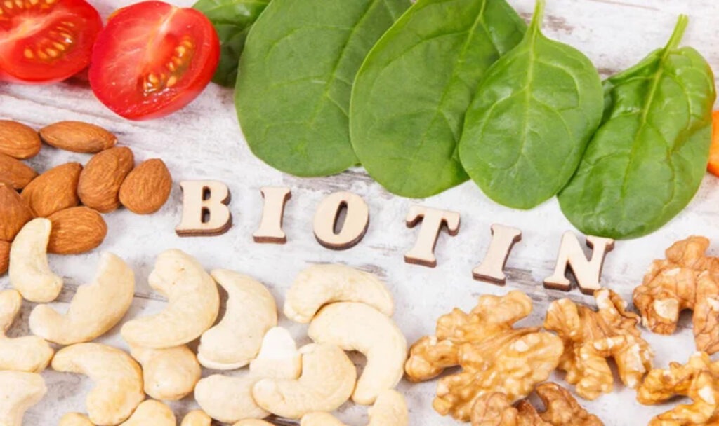 Biotin in between food