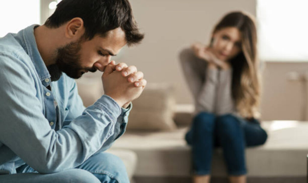 Upset couple