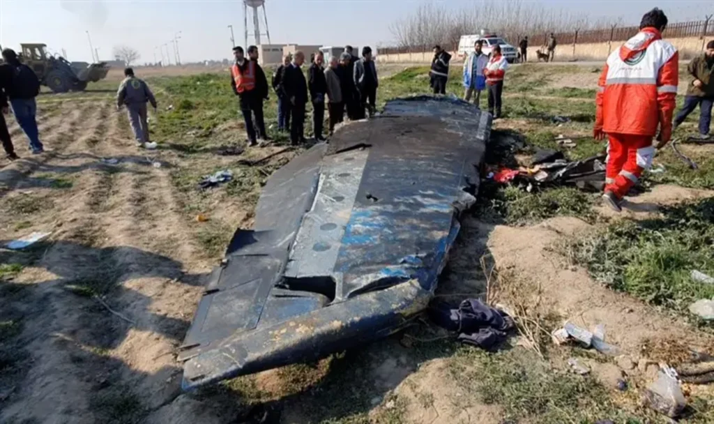 Damage aircraft