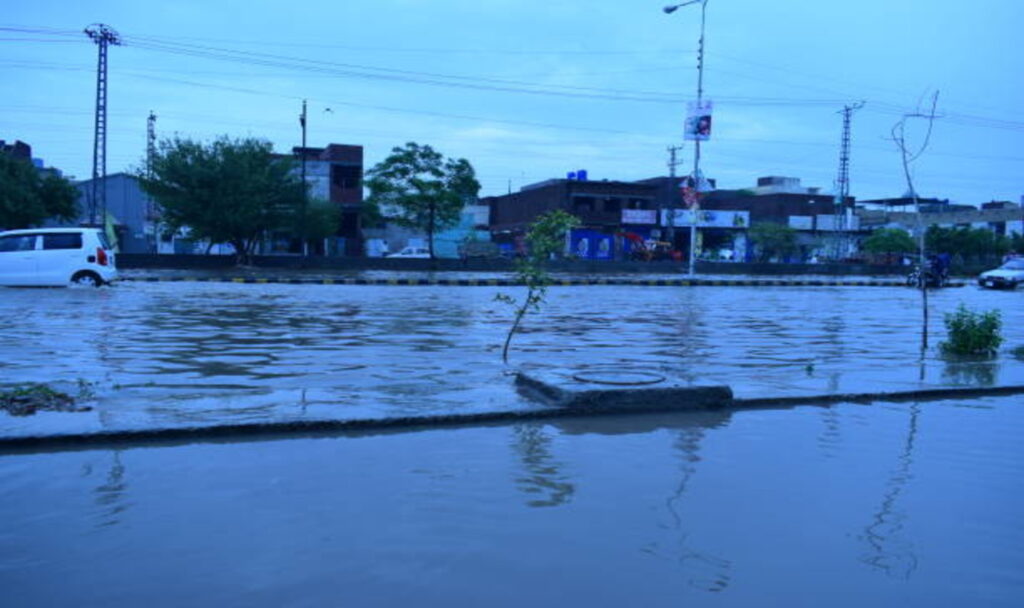 Road flooded