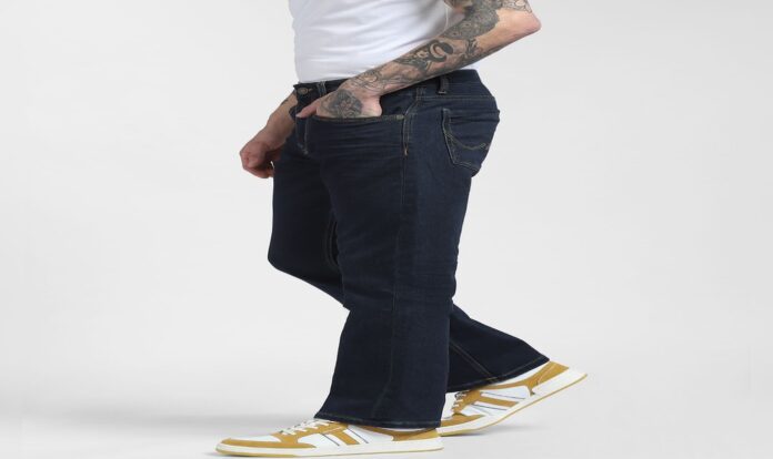 Men bootcut jeans