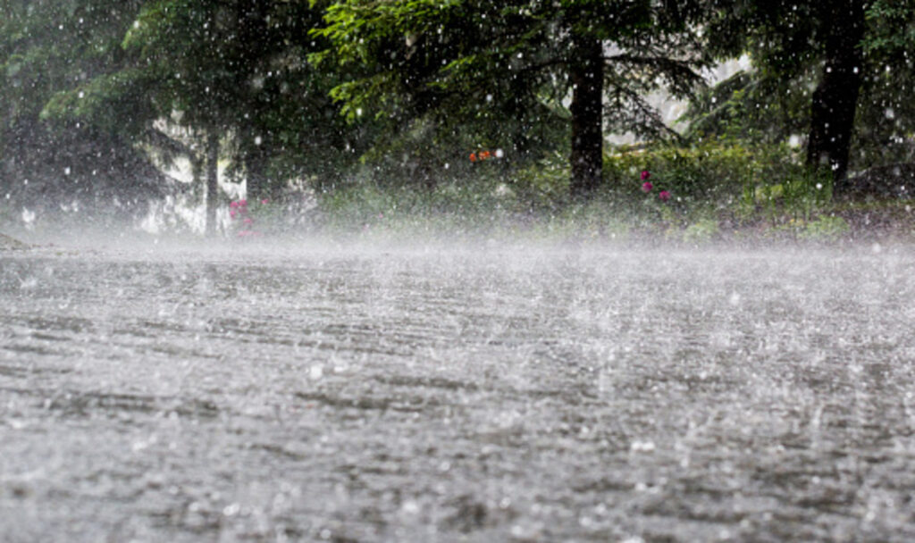 Heavy rainfall