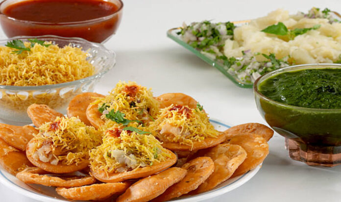 Sev puri chat