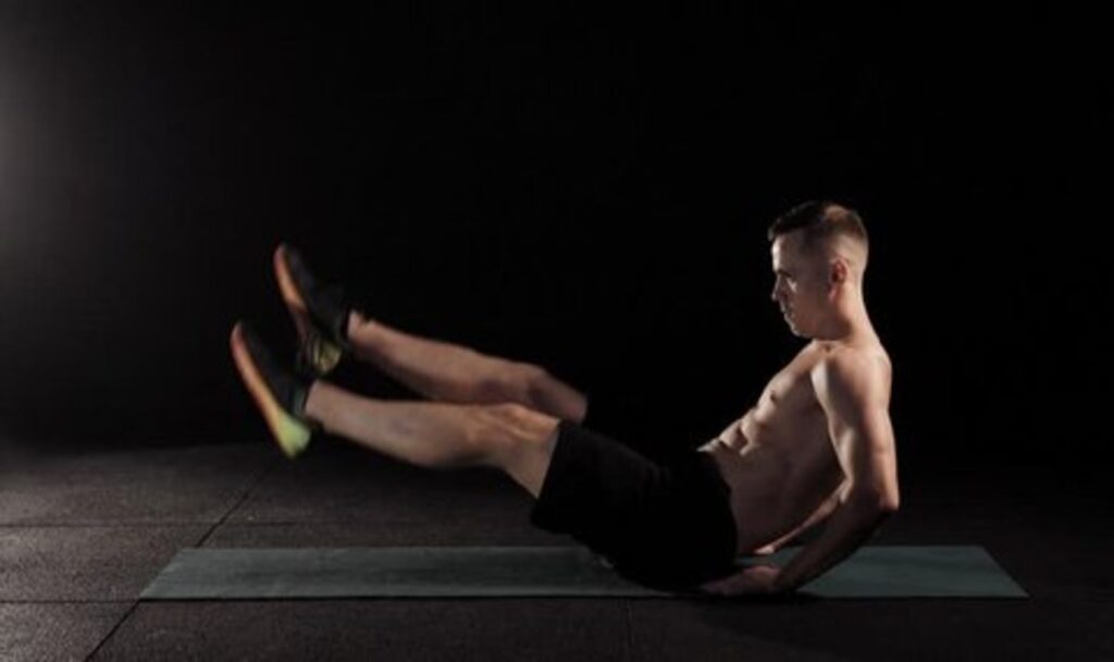 Men doing Flutter kicks