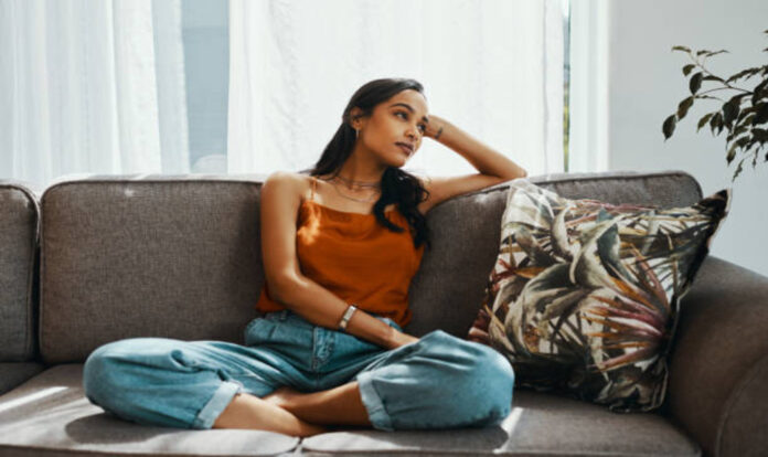 Woman sitting