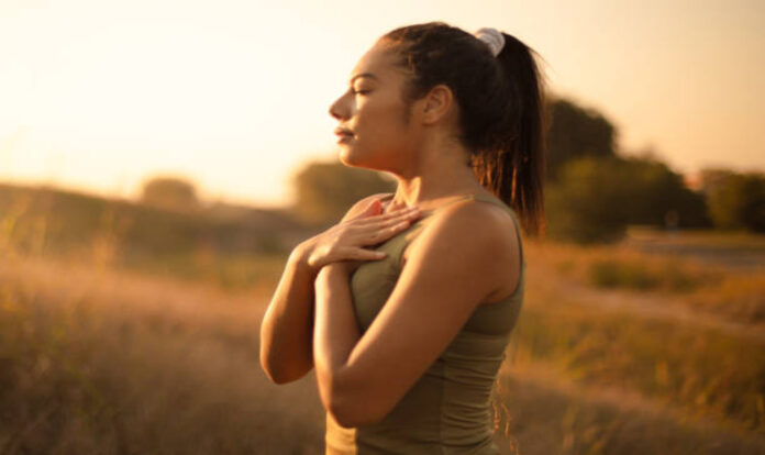 Woman in nature
