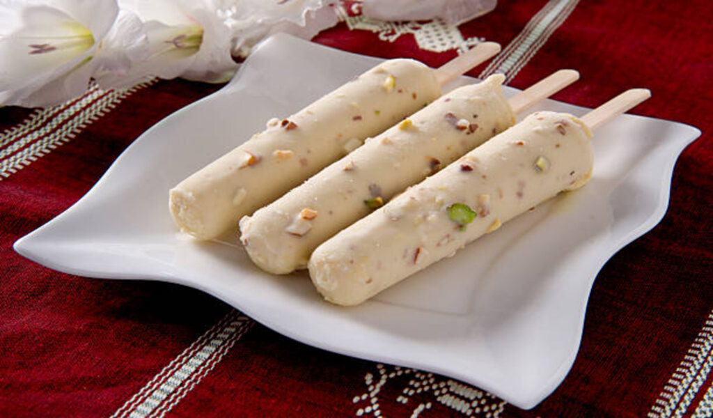 Kulfi in plate