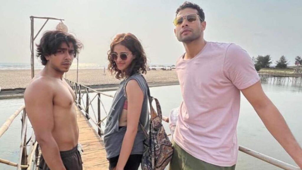 ananya Panday, Siddhant chaturvedi and adarsh ghosh